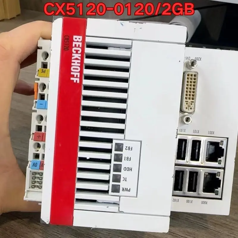 Second-hand PLC module CX5120-0120 function test is normal