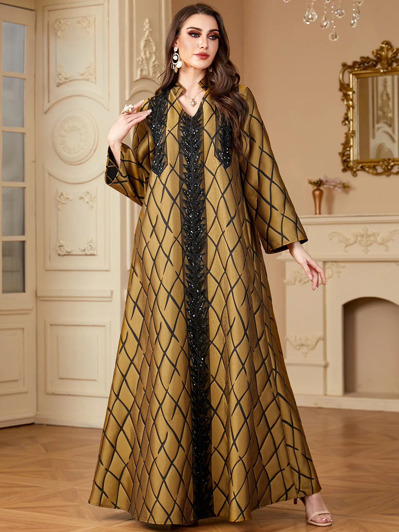 Modest Dress Jalabiya Ramadan Eid Muslim Abaya for Women Party Dresses Morocco Vestidos Dubai Abayas Kaftan Islam Arab Long Robe