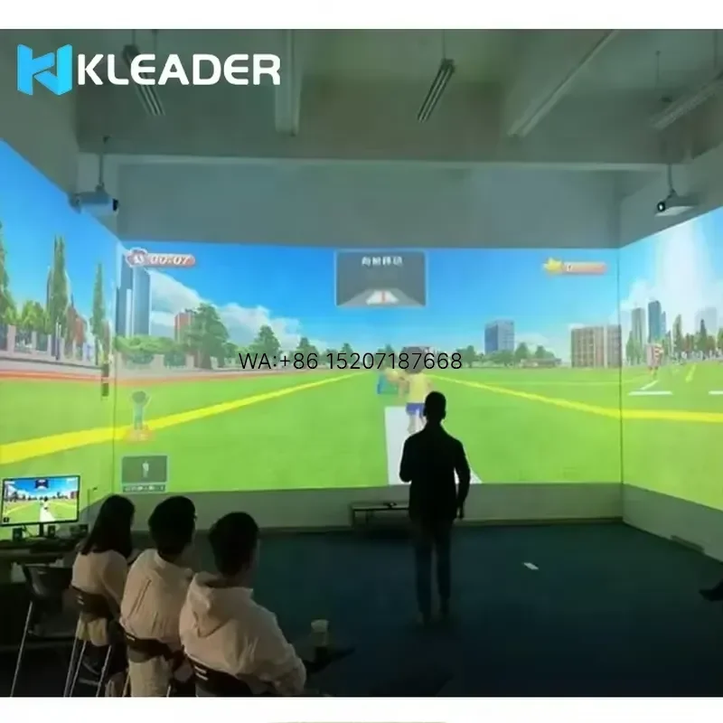 Wmwmnu 3D Immersive Classroom Projector Games for School Educational Android Interactive Projection Console for Students
