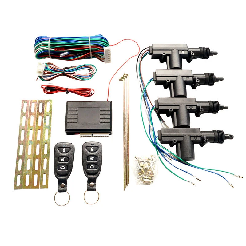 Central locking 12V car remote control central locking keyless entry motor system can be connected to direction lights