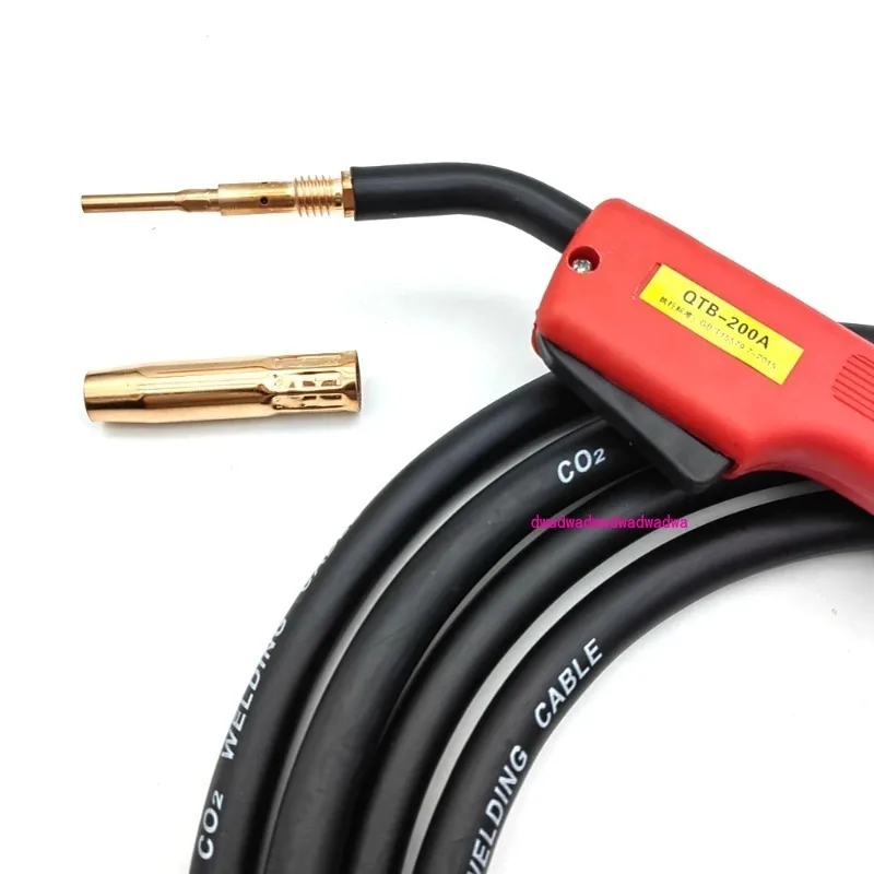 

200A CO2 Mig Welding Torch MAG Weld Gun Contact Tip E-cu M6*45 1.2mm 100pcs