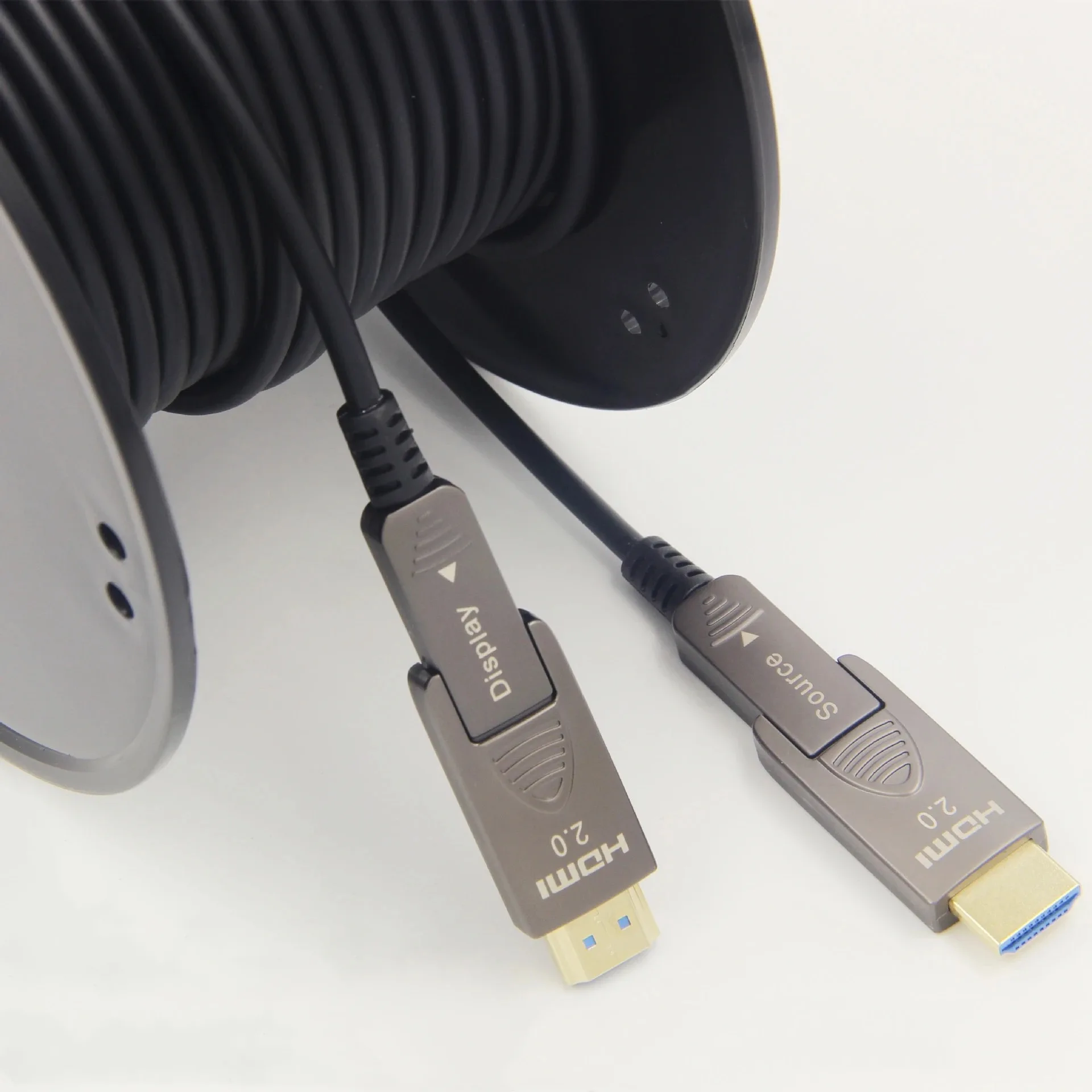 Detachable Fiber Optic Cable, 8K HDMI 2.1, Type A +, Type D, 8K @ 60Hz, 4K @ 120Hz, 48Gbps, 15m, 20m, 50m, for RTX 4070/4090