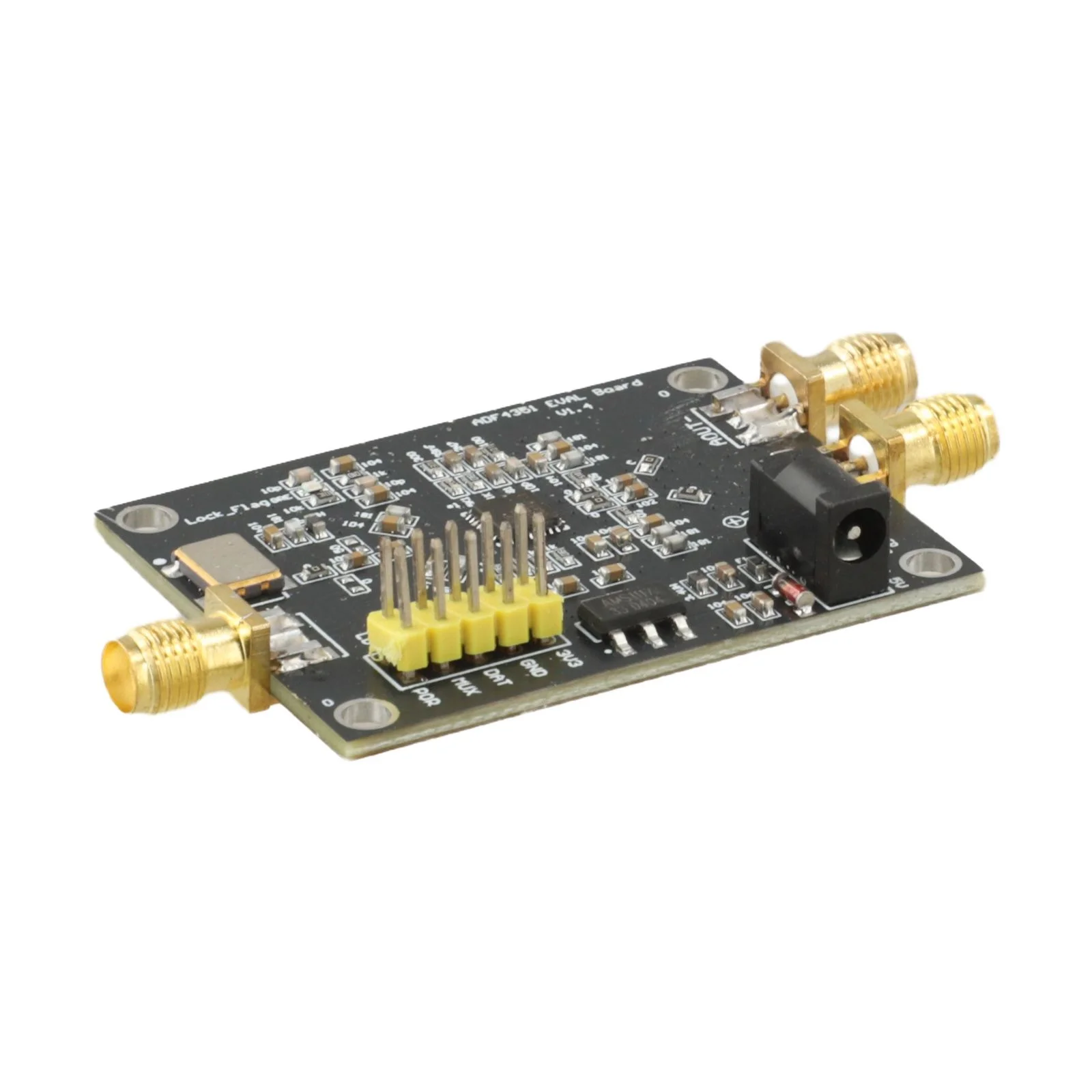 For SMA Cable Frequency Hopping RF Synthesizer For Lab Development Phase-locked Loop 0.1kHz Low-frequency Step