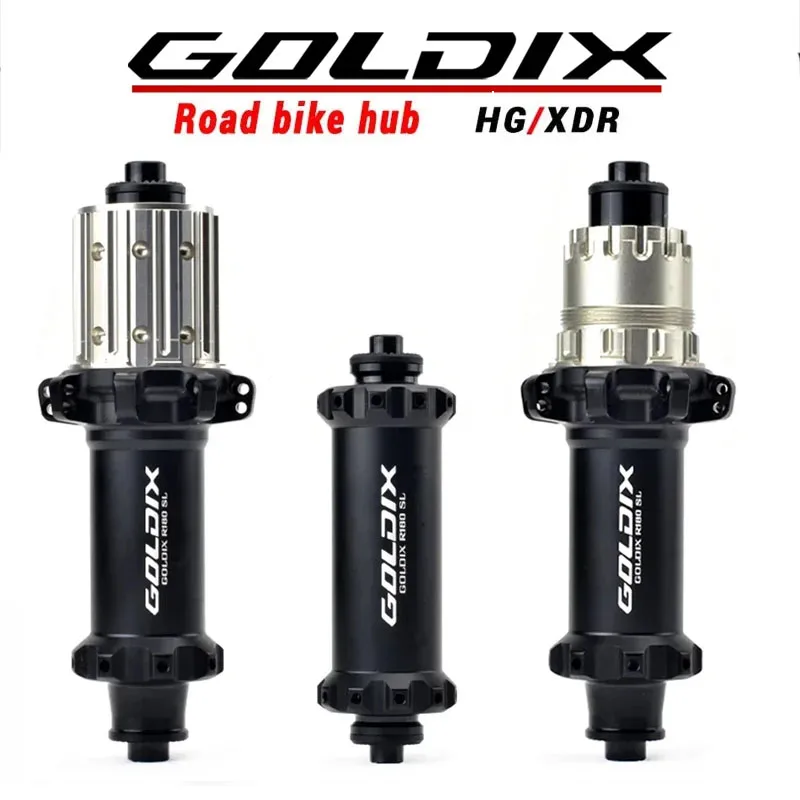 GOLDIX R180sl ROAD Hub Ultra Light 20/24 Hole 2:1 Hub V-Brake Quick Release 36T Ratchet Hub for Shimano HG and XDR Freehub