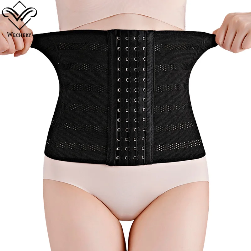 Women\'s Underwear Mesh Breathable Waist Trainer Shapers Original Colombian Abdomen Control Girdles Woman Steel Bones Shapewear