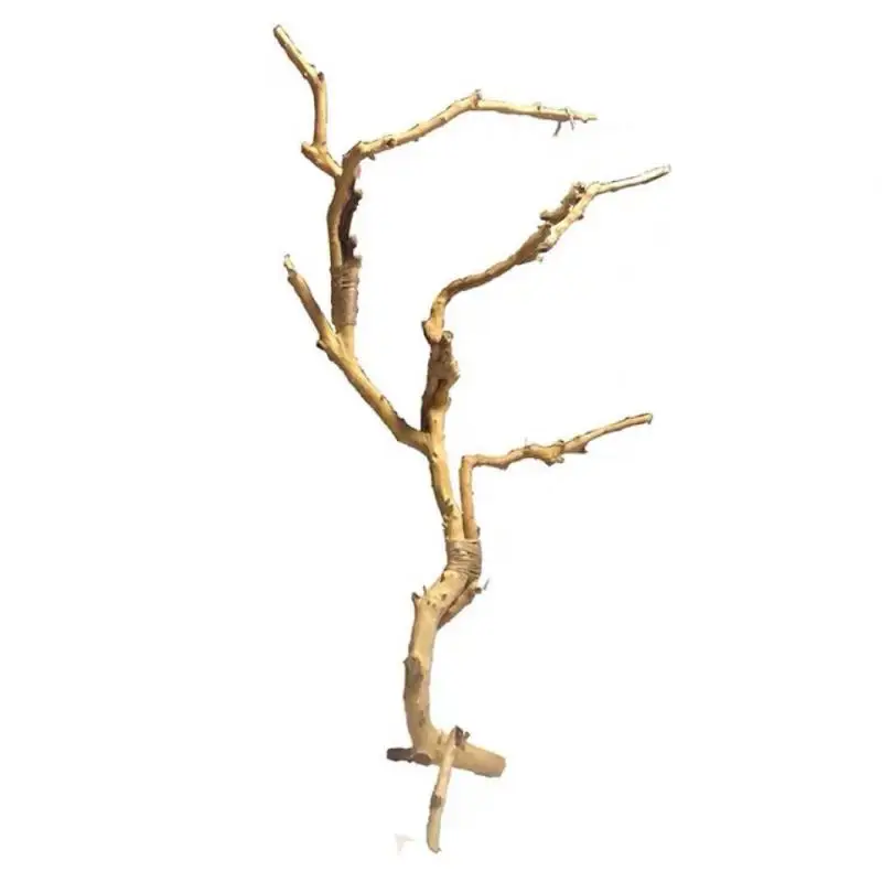 Dry Branch Log Tree Branch Art Deadwood Peeling Branch Bird Stand Lamp Holder Wall Hanger Branch Decoration