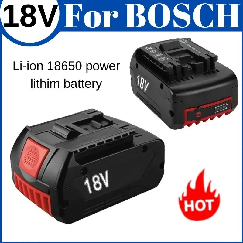 

For Bosch 18V Professional Systeem Draadloze Tools Bat609 Bat618 Gba18v80 21700 Cell Replacement Battery