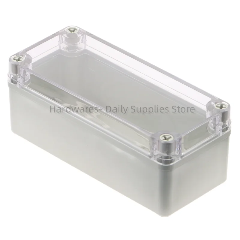 1pcs 180x80x70mm Waterproof Plastic Cover Project Electronic Case Enclosure Box Outdoor Indoor with Clear Cover