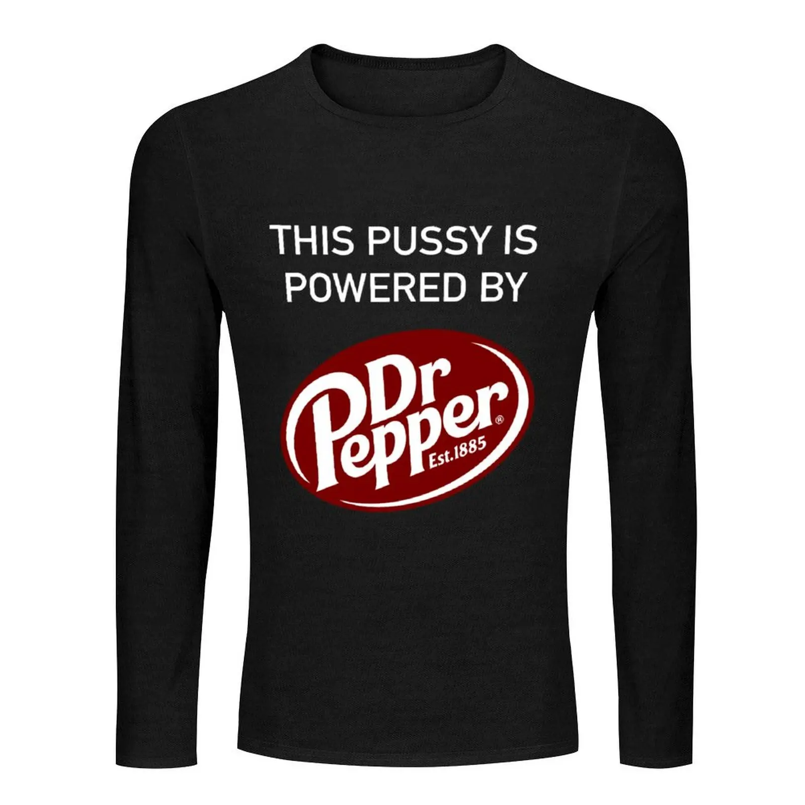 This Cat Is Powered By Dr Pepper Long T-Shirt boys t shirts t-shirts man funny t shirts for men