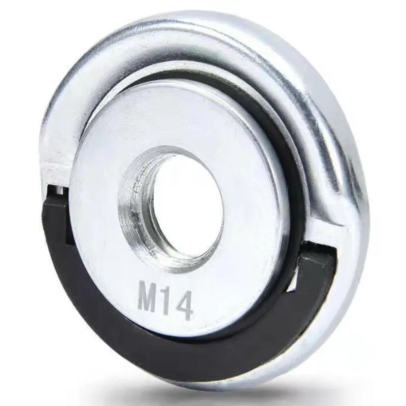 M14 Angle Grinder Quick Release Self-Locking Grinder Pressing Plate Flange Nut Power Chuck for Replacement/Fixing Cutting Discs
