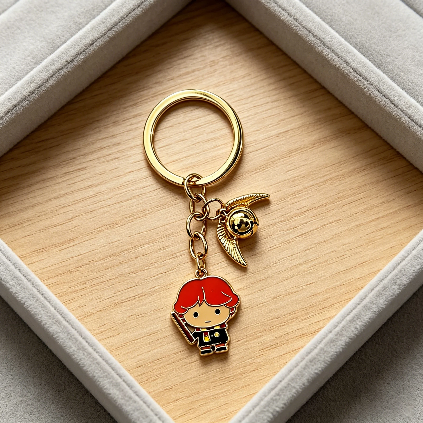 Harry Potter Metal Keychain Magic Novel Lover Book Accessory Magic School Fan Collection Merchandise Gift Hogwarts Gift view 5