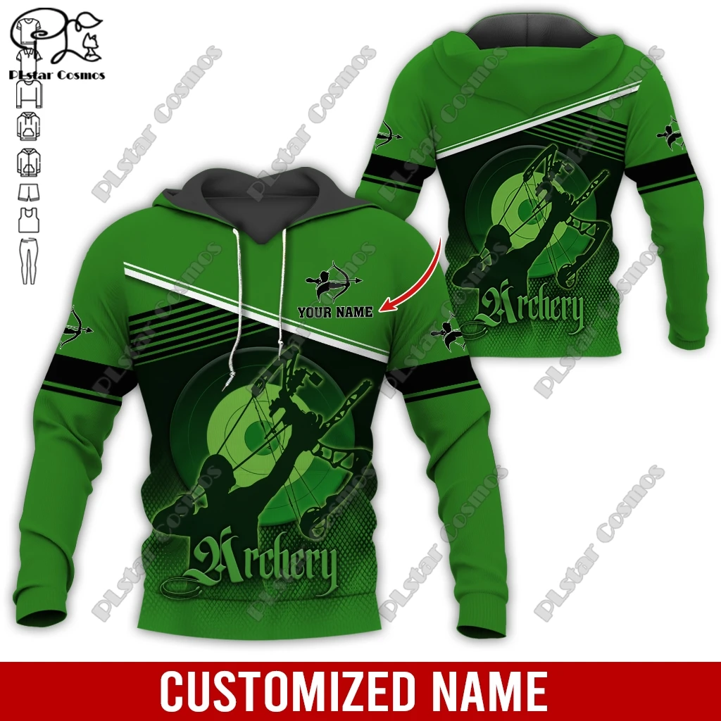 

PLstar Cosmos 3D printing custom name archery club uniform street casual women men hoodie/sweatshirt/zipper hoodie shooting a1