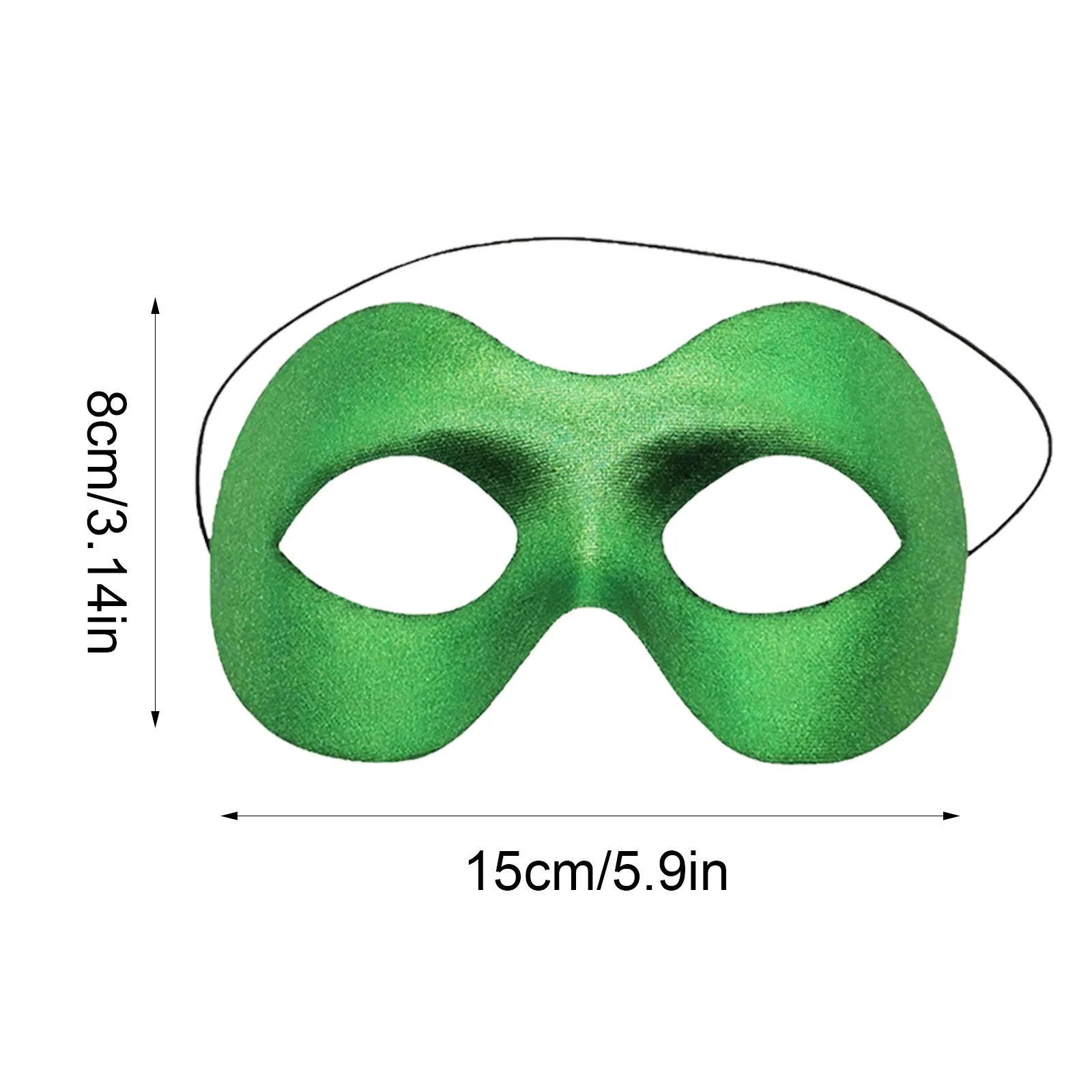 Boule de maquillage de fête, demi-masque plaqué or, ensemble de petits masques Zoro, masques de boule vénitienne multicolores, masque de mascarade demi-visage