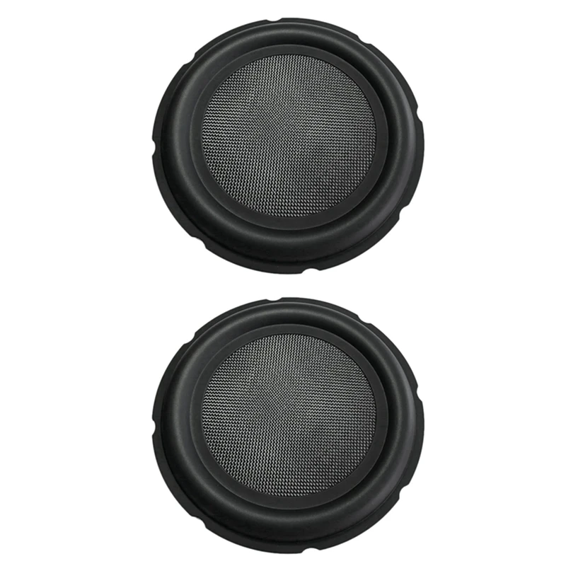 2X 8 Inch Bass Speaker Passive Radiator Auxiliary Rubber Vibration Plate Subwoofer Replacement