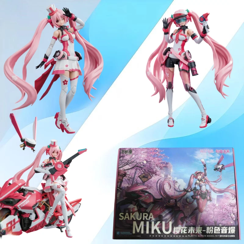 

Набор пластиковых фигурок Spot SOSKILL Hatsune Miku и Sakura Miku, аниме-модели для сборки, игрушки