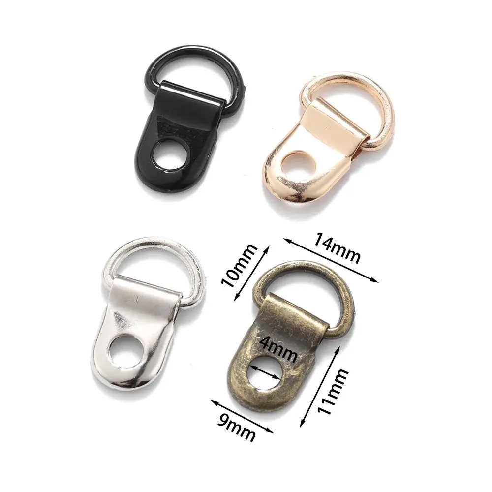 10sets/Lot D Ring Buckle Hiking Climbing Boots Practical Repair Buckles DIY Craft Bags Leather Decorative Accessories