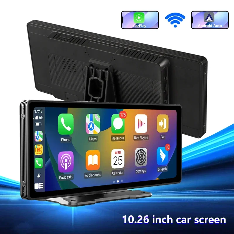 

Universal 10.26” Screen Car Radio Multimedia WIFI Video Player Wireless Carplay Screen For Or Android