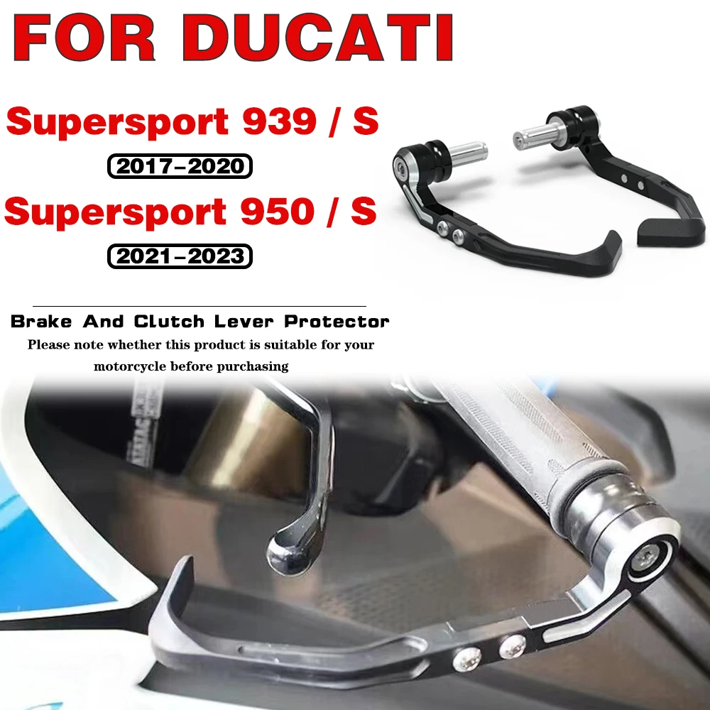 Motorcycle accessories Brake Clutch Lever Protector Kit For DUCATI Supersport 939 / S 2017-2020 Supersport 950 / S 2021-2023