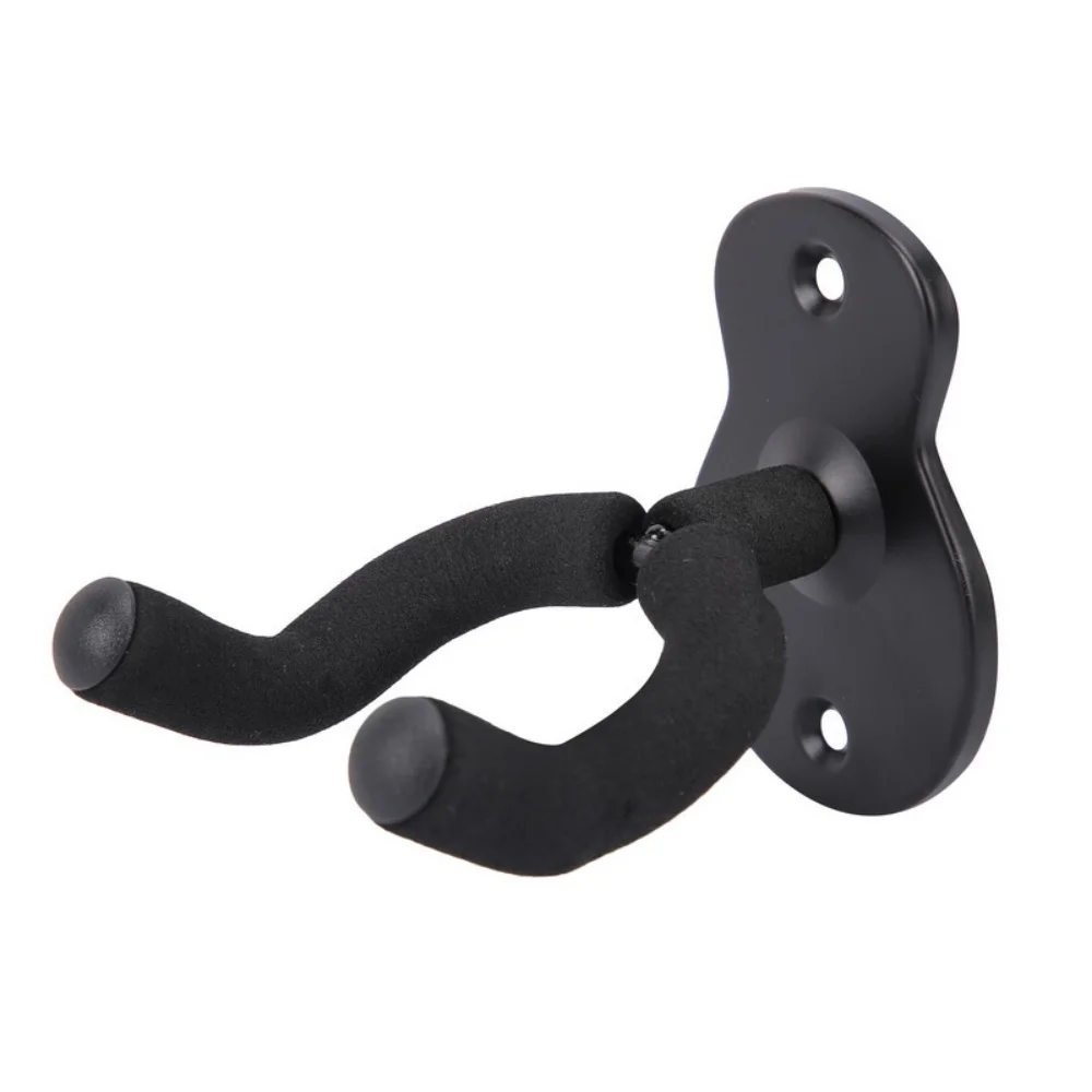 1 Stück Metall-Gitarrenhalter, Wandhalterung, rutschfester Halter, Ständer für Gitarre, Ukulele, Violine, Bass, Gitarre, Instrumentenzubehör