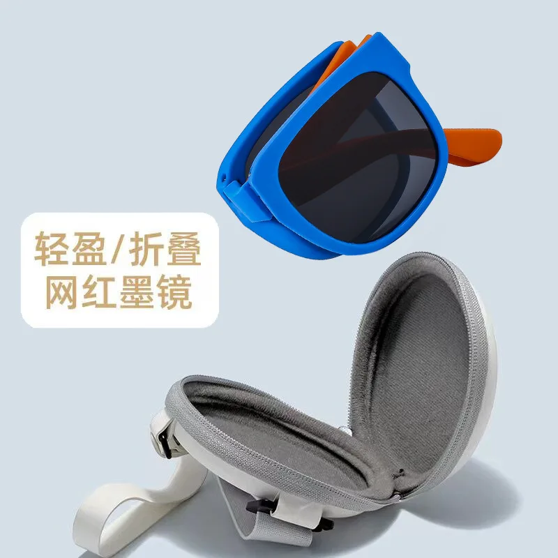 

Folding Polarized Kids Sunglasses Silicone Flexible Children Sun Glasses Foldable Fashion Boys Girls Baby UV400 Eyewear