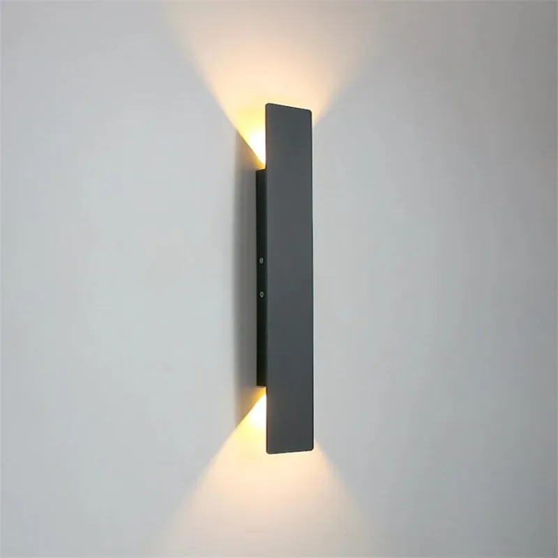 Modern Led Waterproof Outdoor Up Down Wall Lamp IP65 Aluminum 6W/18w/24W LED Wall Light Indoor Decorated Wall Sconce