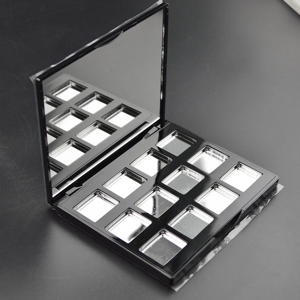 56pcs Empty Square Metal Pans for Eyeshadow Blusher Pressed Powder Makeup Cosmetics empty pans for eyeshadow