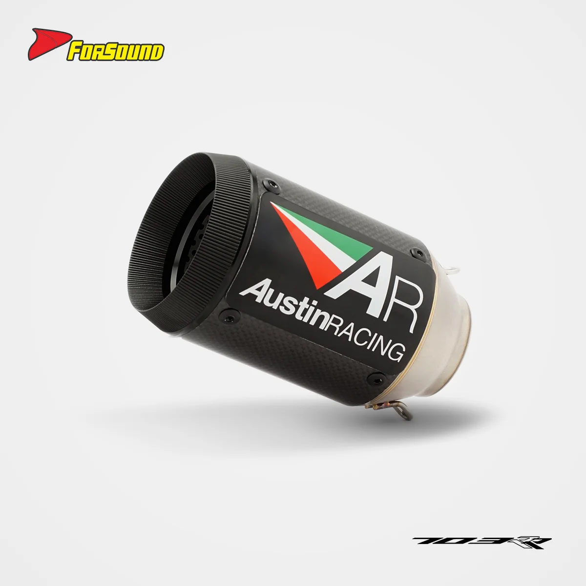Forsound Factory Wholesale Price Zontrs 703rr Stainless steel Exhaust Valved Muffler with Mid Pipe Resonator