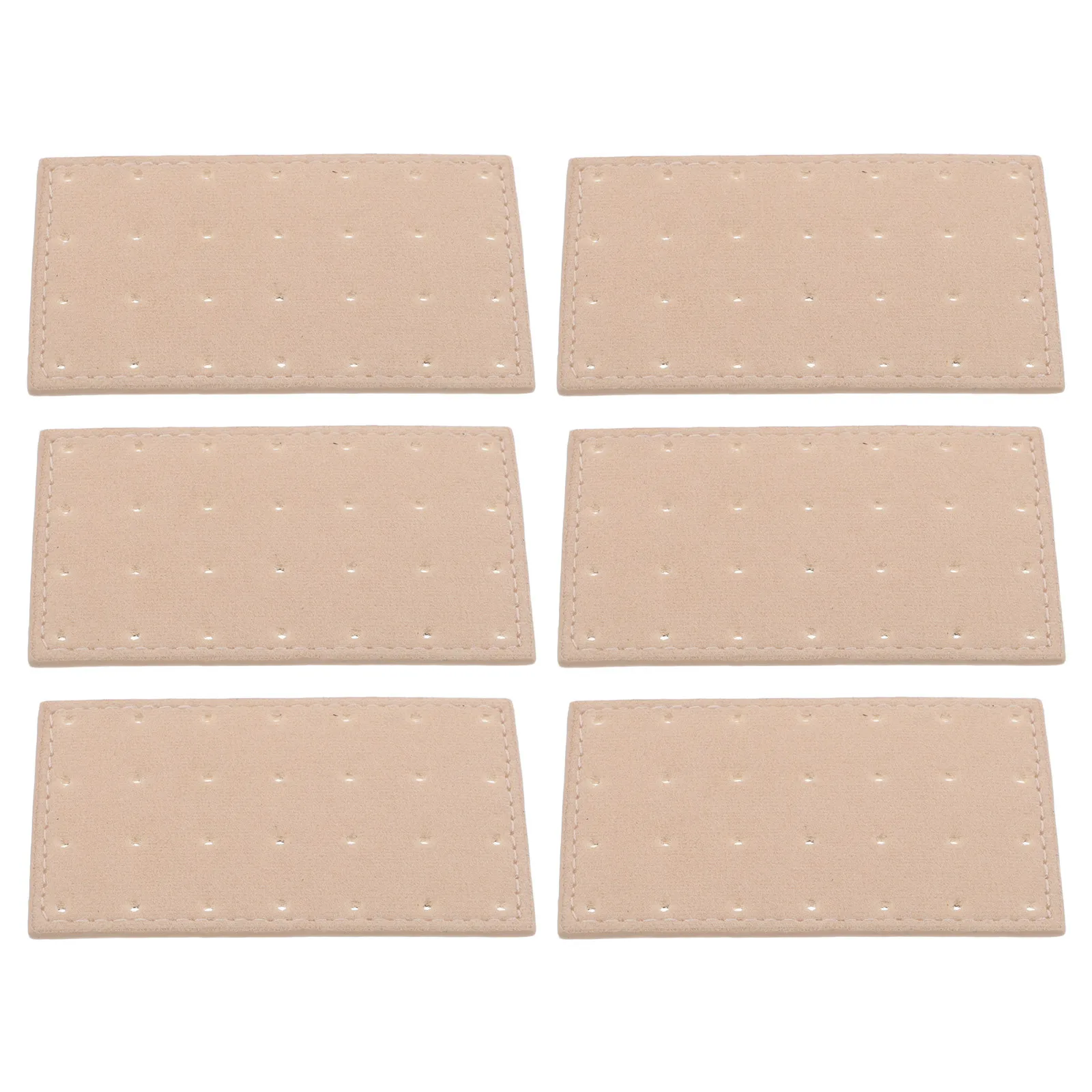 

6 шт., коврик для хранения сережек-гвоздиков, портативный органайзер, доска, большая емкость, панель для дисплея ювелирных изделий, дорожный домашний держатель для сережек