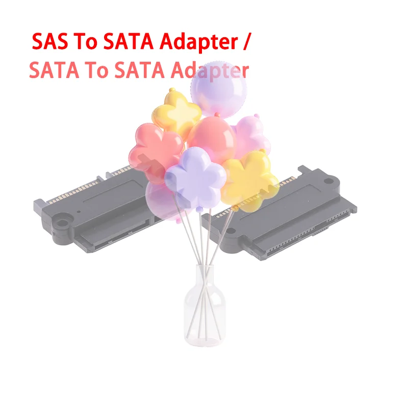 

1Pc SFF-8482 SAS To SATA 180 Degree Angle Adapter Converter Straight Head SATA To SATA Converter