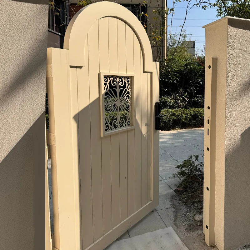 

Двор в скандинавском стиле, алюминиевые художественные ворота для виллы, сельский самоблокируемый дом, двор из алюминиевого сплава, портал на открытом воздухе, сад, небольшой двор