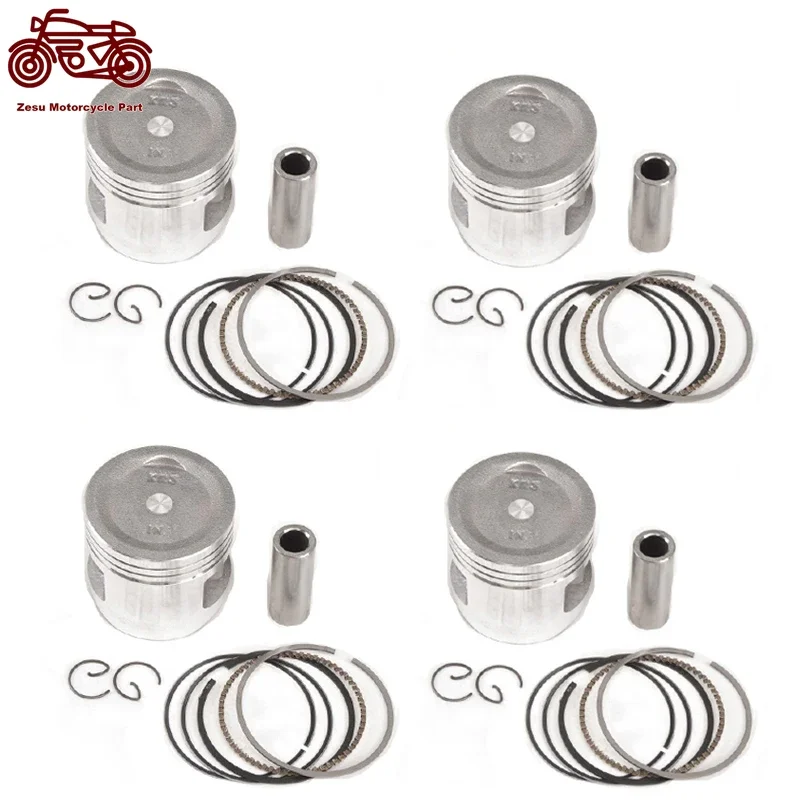 2/4set Motorcycle STD ~ +100 53mm ~ 54mm Piston Rings Kit for HONDA Rebel CMX250 CMX250C 2012-2014 CMX250X 15-16 CB250 Nighthawk