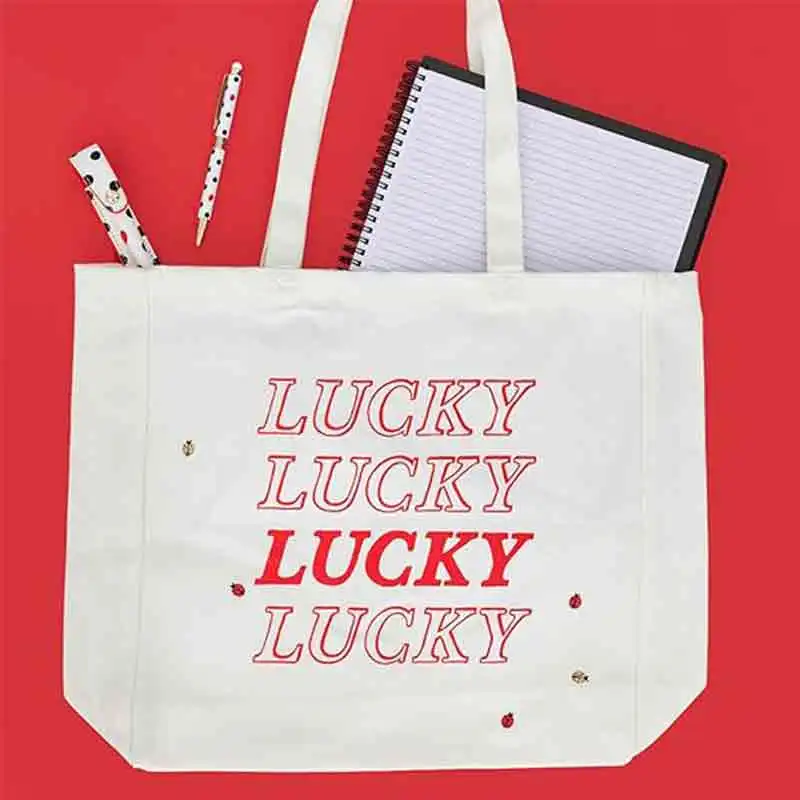 KIP-03  Cute Canvas Tote Bag for Women