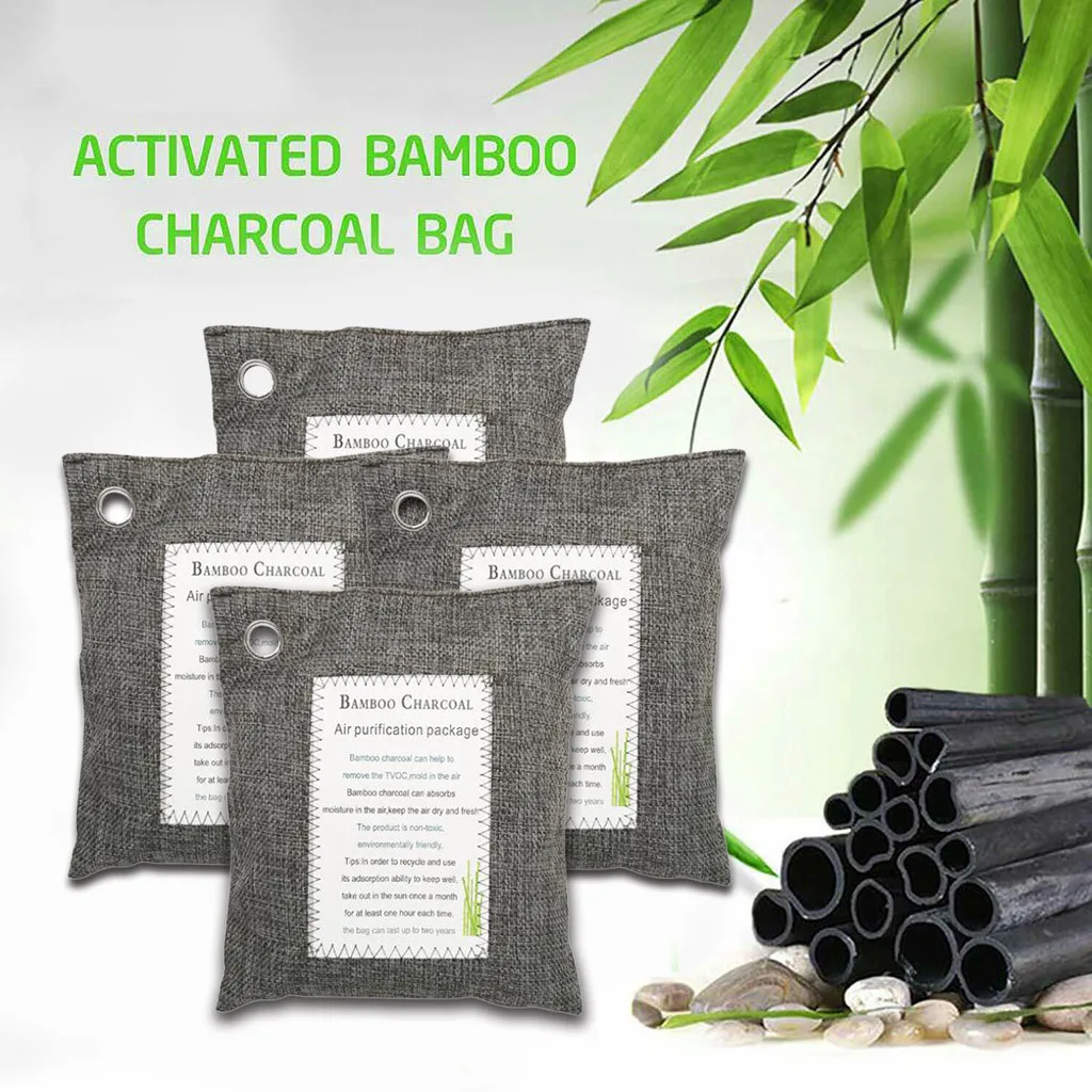 

Carbon Adsorbent Activated Bamboo Bag Deodorant Pouch Charcoal Formaldehyde Odor Absorption Linen Household Car Renovation Fresh