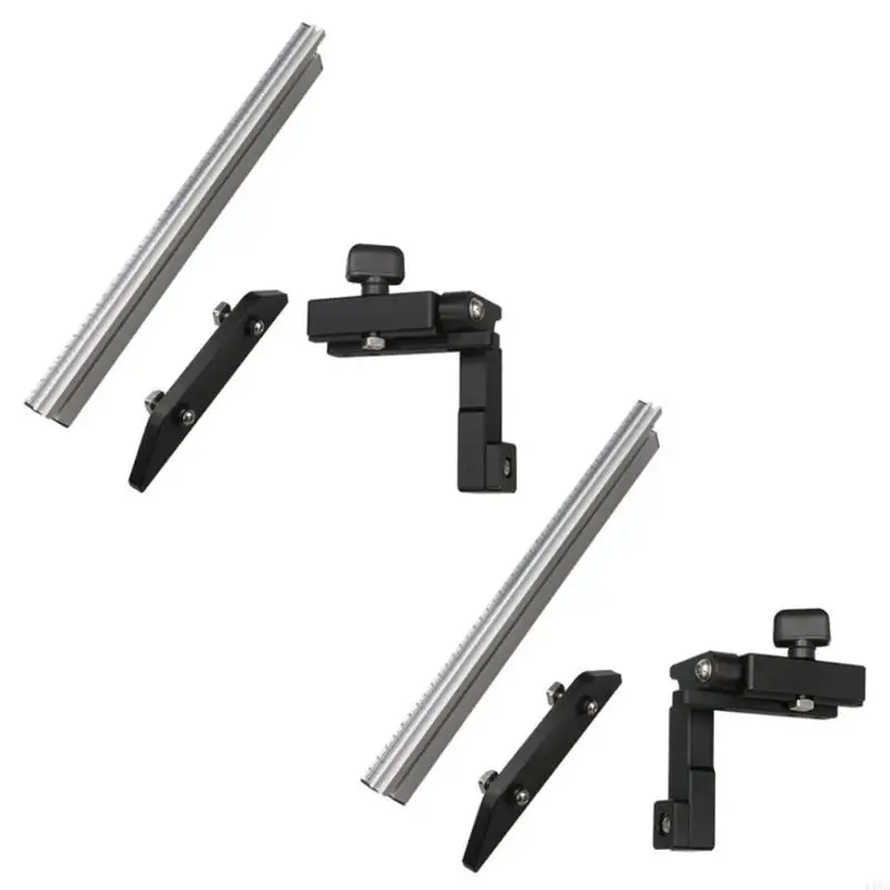 

Universal Miter Gauge Fence 450mm Inverted Installation of Band Aluminum 448A