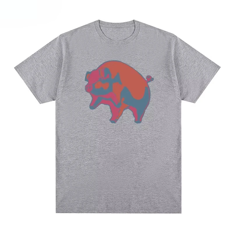 Vintage Punk Streetwear Y2k Rock Band Graphic T Shirt Pink Floyd Graphic Print T Shirt Oversized Casual Short Sleeve Unisex