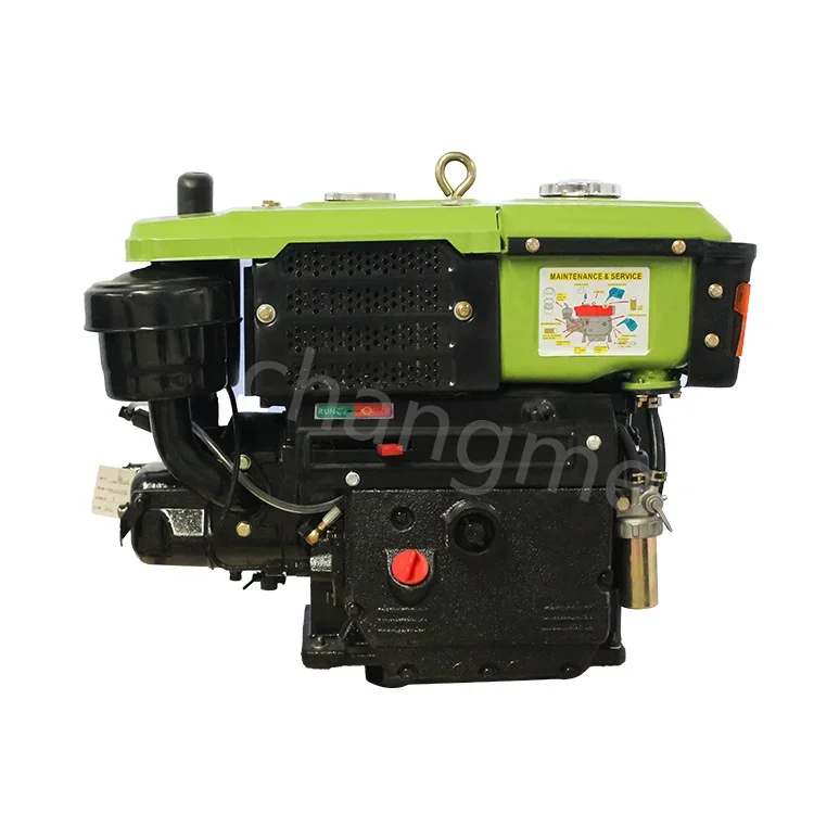 China Changmei R180 Diesel Engine 8hp Water-cooled diesel engine with radiator