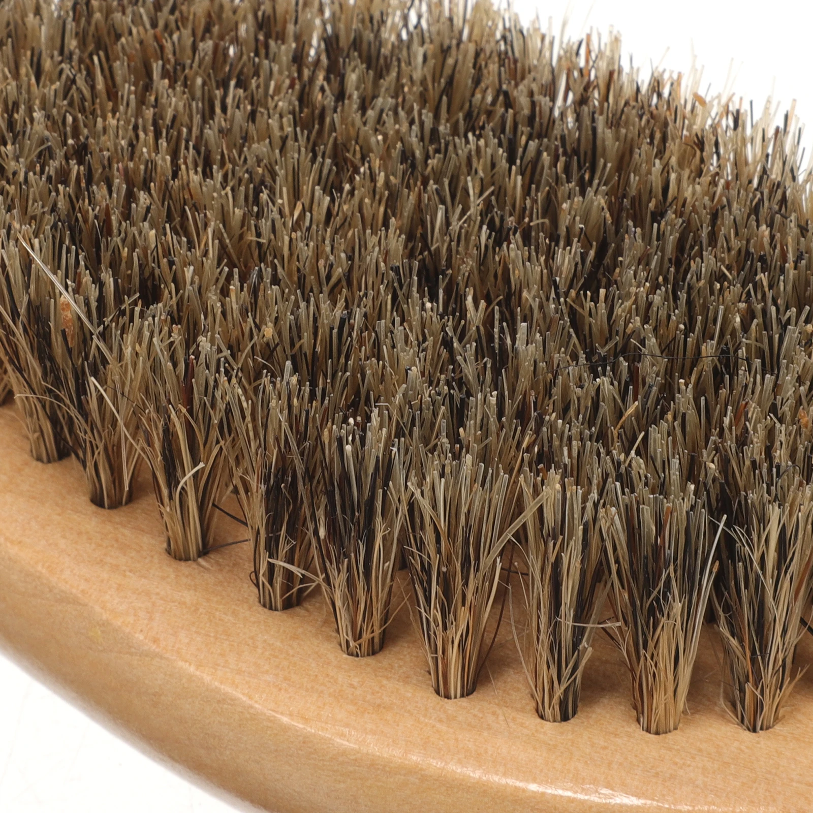 

Bent Head Bristle Shoe Brush for Gentle Cleaning Oil Polishing Effective Dirt Removal Soft Bristles Wood Handle Shoes