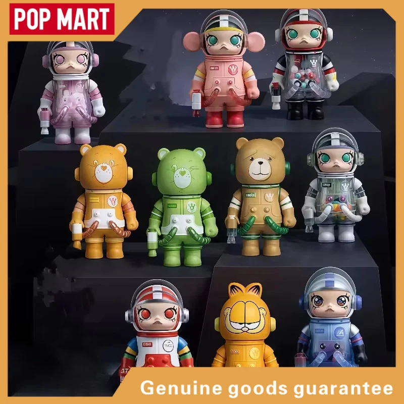 

Official POPMART MEGA SPACE MOLLY 100% Anniversary Series 3.0 Figure Blind Box Cute Trendy Astronaut Figure Model Handmade Gift