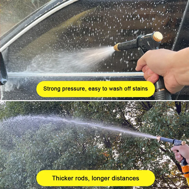 High Pressure Water Gun Water Spray Guns Kit Car Sprinkler Foam Cleaning Washer Cleaner for Car Washing Watering Irrigation