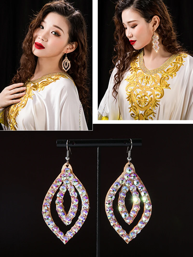 

Belly Dance Accessory for Women Children Bellydancing Earrings Girl's Accessories Bollywood Jewellery India Dance Jewelleries