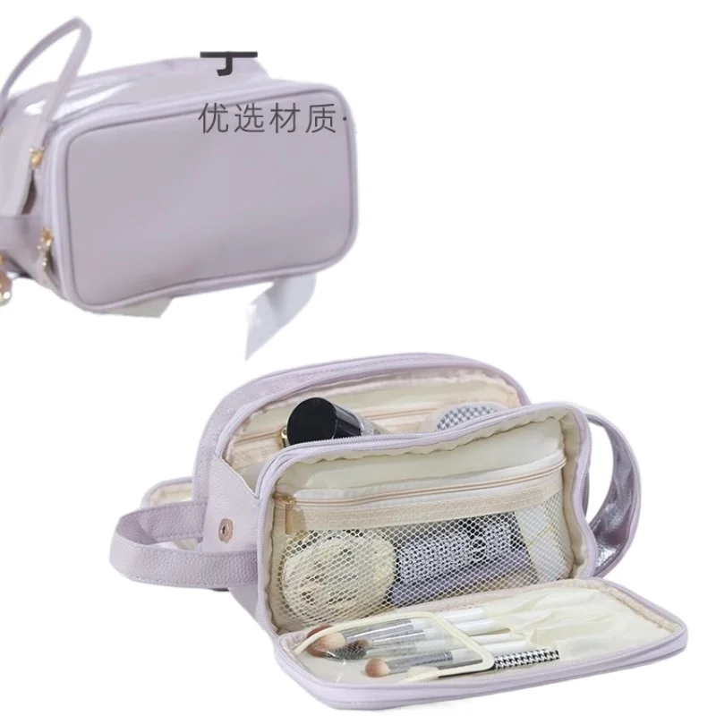

Cosmetic Bag Women's Portable Large Capacity Portable Storage Bag Cosmetics Wash Travel Bag brush holder makeup