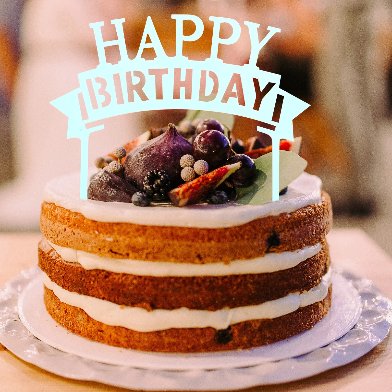 

Birthday Cake Topper Happy Birthday Cake Decoration Party Supplies Decorative Props Cupcake Decor Cupcake Toppers