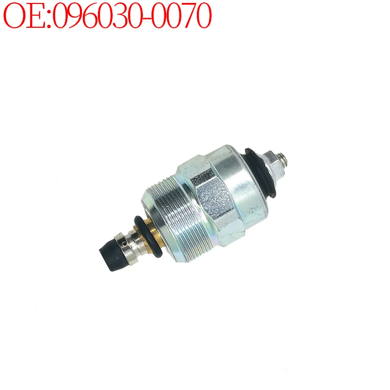 

Excavator Accessories 096030-0070 0960300070 Flameout Solenoid Valve (12V) for Yuchai YC35 C55 YC60 YC85 Cummins Engine B3.3