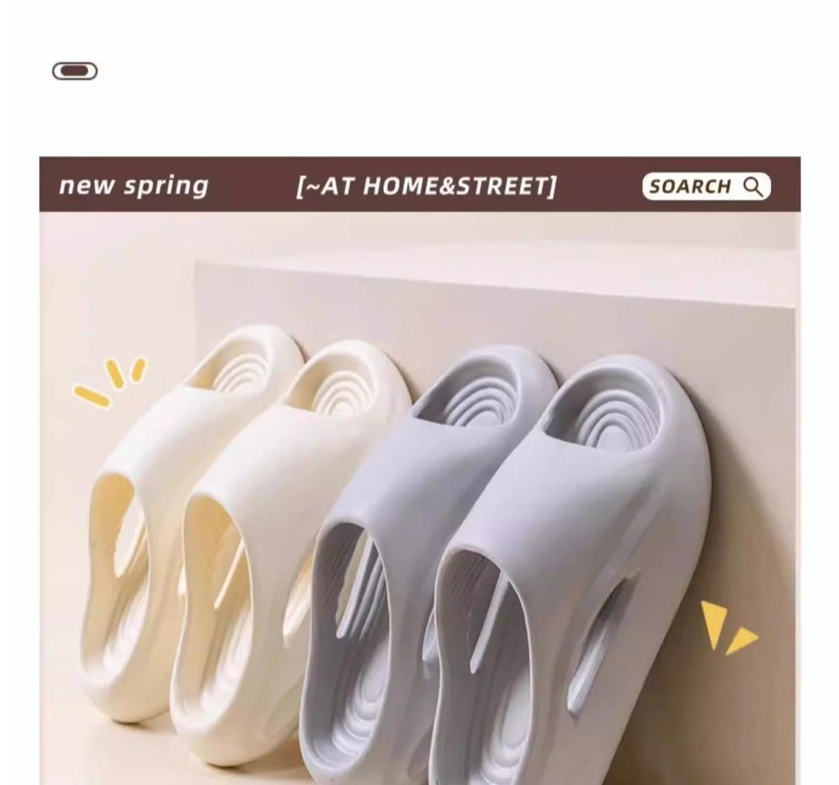 Sommer-Paar-Hausschuhe für drinnen, Badezimmer, rutschfest, dicke Sohle, geräuscharm, geruchshemmend, Badeschuhe für Männer und Frauen – Detail 3