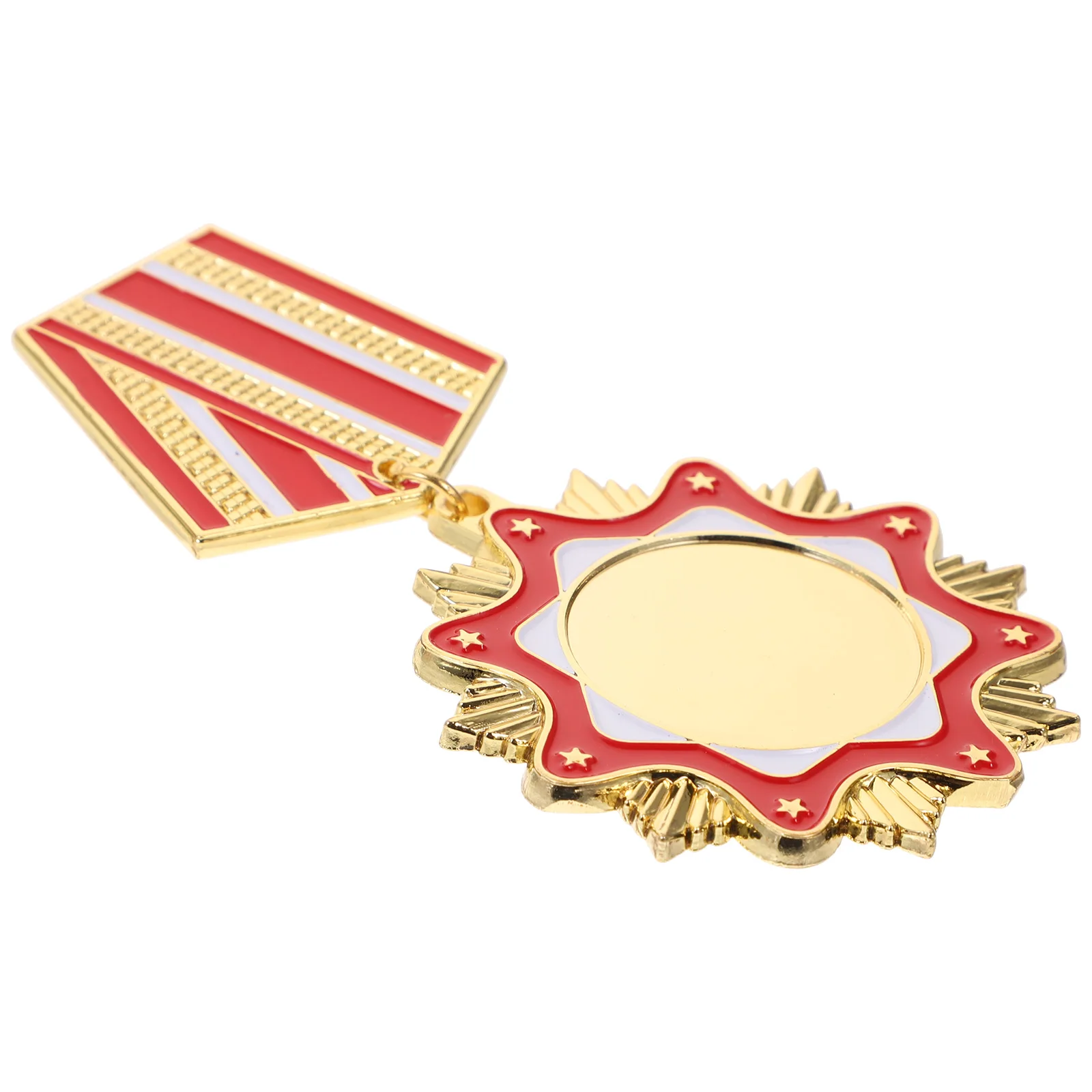 

Commemorative Medal Pins Metal Ribbon Brooches Fashion Kids Award Badge Party Toys Novelty Accessories Memorial Metal Medal Pin