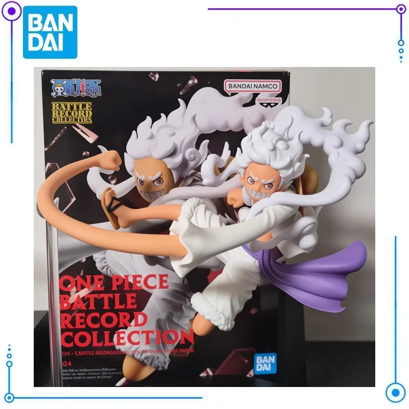 En Stock, Figura de Acción de Luffy Gear 5 de la Colección One Piece Battle Record de Bandai, Juguete Coleccionable, Regalo, Adorno de Personaje de Anime