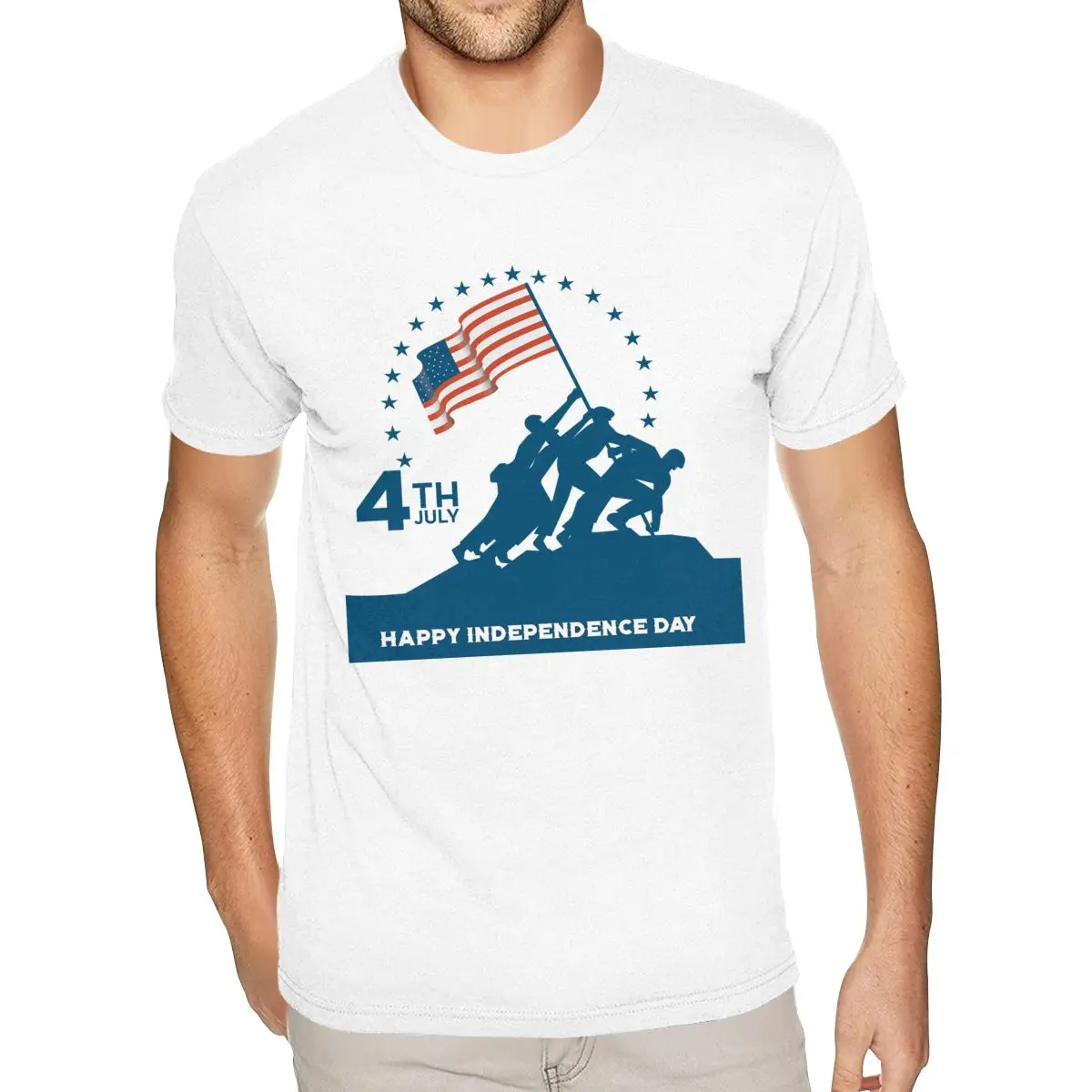 

Short Sleeves O Neck Cotton Independence Day 4Th July Shirt The Latest His S TShirts