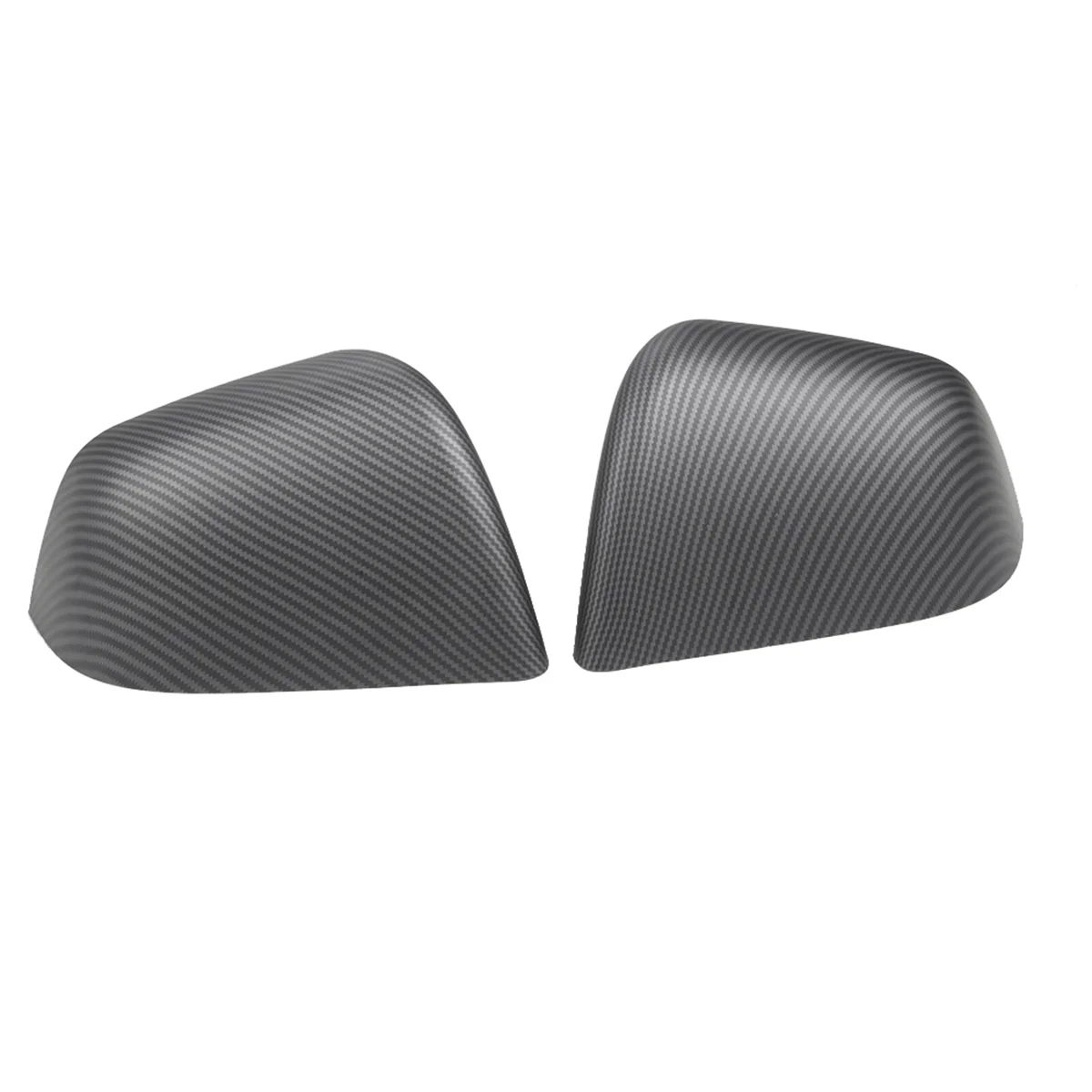 

For Tesla Model Y 2020-2023 Rearview Mirror Cover Side Door Mirror Cover Cap Trim Car Accessories Matte Carbon Fiber