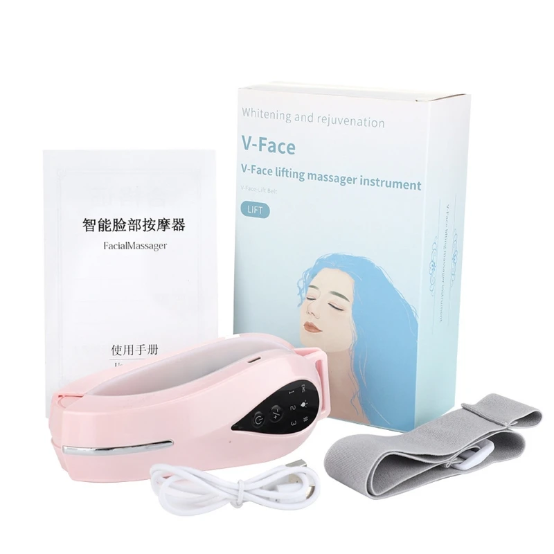 V-Face Shaping Massager Micro-Current Red Blue-Ray Double Chin Shaping Massager Drop Shipping