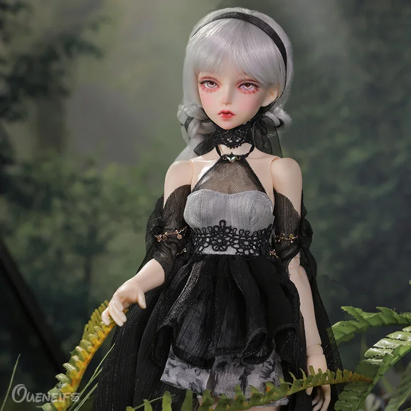 Minifee Ingrid Doll BJD 1/4 With New Release Active Line Girl Body Black and Gray Stitching Tube Top Skirt New Design BJD Dolls